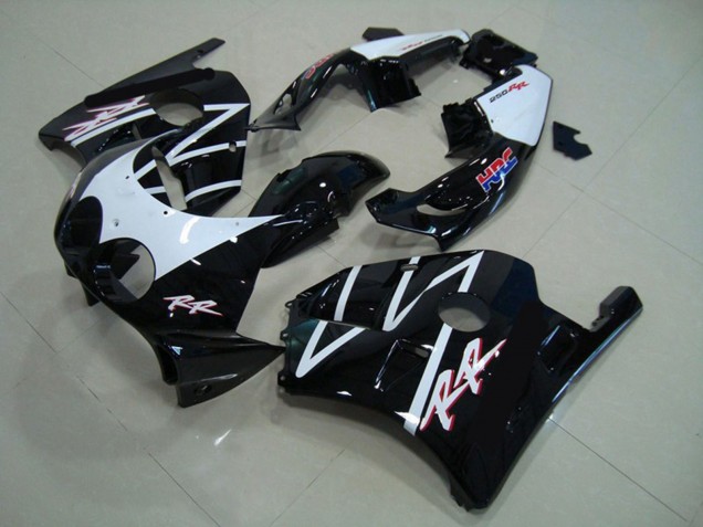 1990-1998 Bianco Nero HRC CBR250RR Carénage Moto 1990-1998 Bianco Nero HRC CBR250RR Carénage Moto