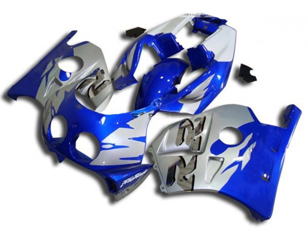 1990-1998 Bleu Argent & Blanc CBR250RR Carénage Moto 1990-1998 Bleu Argent & Blanc CBR250RR Carénage Moto