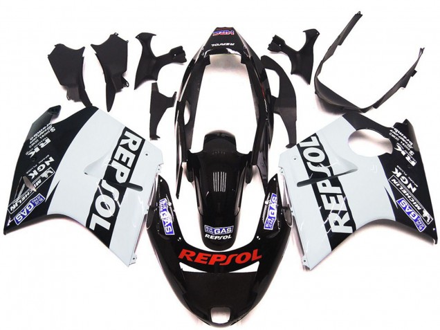 1996-2007 Blanc Repsol Brillant CBR1100XX Carénage Moto 1996-2007 Blanc Repsol Brillant CBR1100XX Carénage Moto