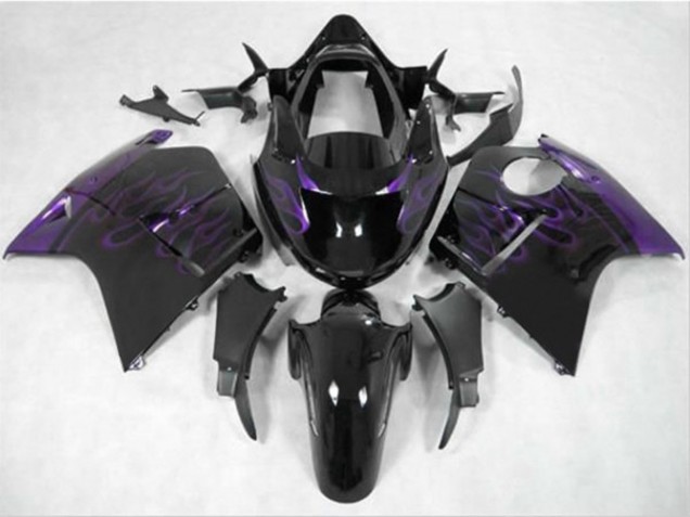 1996-2007 Violet Foncé Flamme CBR1100XX Carénage Moto 1996-2007 Violet Foncé Flamme CBR1100XX Carénage Moto