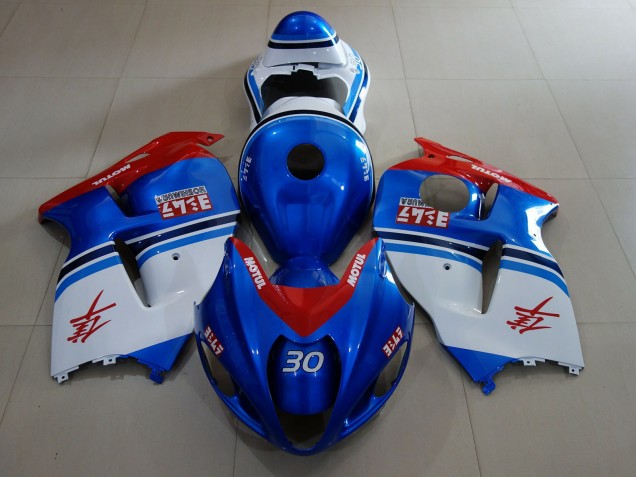 1997-2007 Bleu Océan & Logos GSXR 1300 Carénage Moto 1997-2007 Bleu Océan & Logos GSXR 1300 Carénage Moto