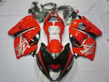 1997-2007 Décalcomanie Argentée Rouge & Noire GSXR 1300 Carénage Moto