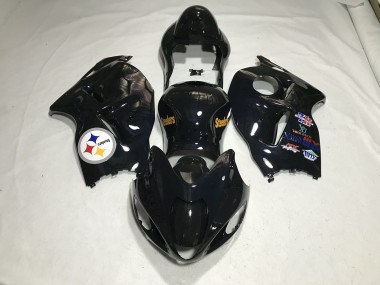 1997-2007 Logo De L'Équipe Noir Brillant GSXR 1300 Carénage Moto