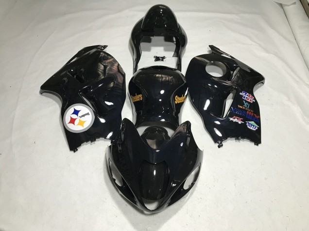 1997-2007 Logo De L'Équipe Noir Brillant GSXR 1300 Carénage Moto 1997-2007 Logo De L'Équipe Noir Brillant GSXR 1300 Carénage Moto