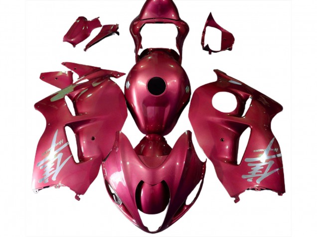 1997-2007 Logo Rouge Brillant & Argent GSXR 1300 Carénage Moto 1997-2007 Logo Rouge Brillant & Argent GSXR 1300 Carénage Moto