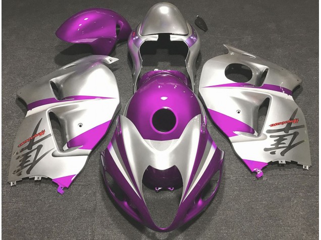 1997-2007 Rose Brillant & Argent GSXR 1300 Carénage Moto 1997-2007 Rose Brillant & Argent GSXR 1300 Carénage Moto