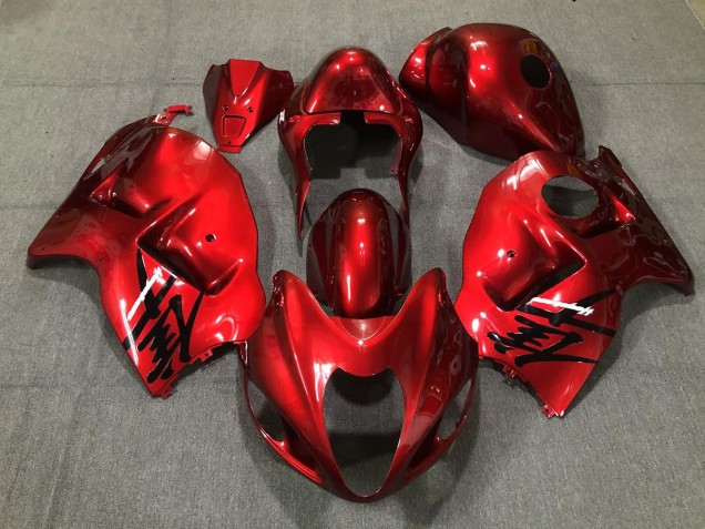 1997-2007 Rouge Feu Brillant GSXR 1300 Carénage Moto 1997-2007 Rouge Feu Brillant GSXR 1300 Carénage Moto