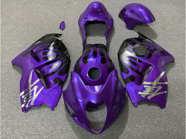 1997-2007 Violet & Noir GSXR 1300 Carénage Moto 1997-2007 Violet & Noir GSXR 1300 Carénage Moto