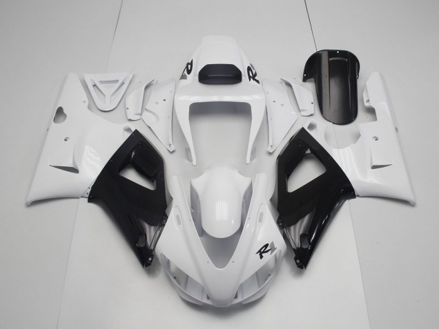 1998-1999 Noir & Blanc R1 Carénage Moto 1998-1999 Noir & Blanc R1 Carénage Moto