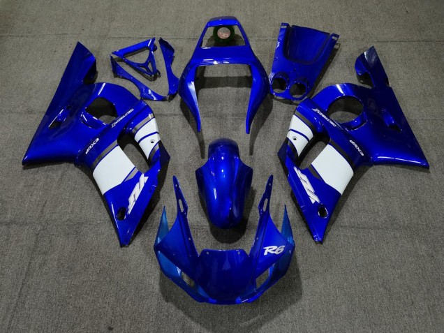 1998-2002 Conception Bleu Blanc R6 Carénage Moto 1998-2002 Conception Bleu Blanc R6 Carénage Moto
