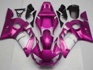 1998-2002 Rose & Blanc R6 Carénage Moto