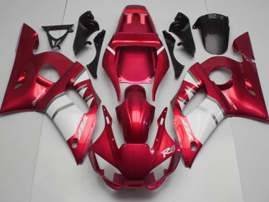 1998-2002 Rouge Blanc R6 Carénage Moto
