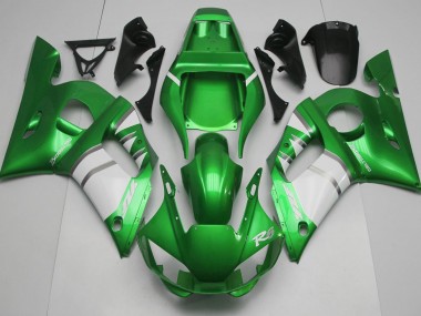 1998-2002 Vert Blanc R6 Carénage Moto