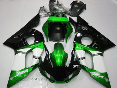 1998-2002 Vert Métallisé R6 Carénage Moto