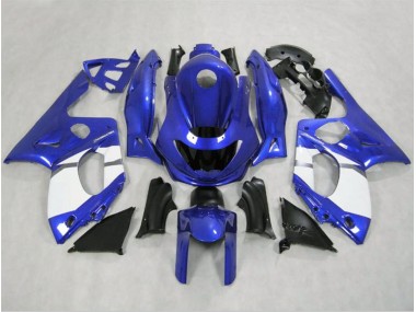 1998-2007 Bleu Brillant & Blanc YZF600 Carénage Moto
