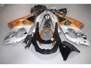 1998-2007 Orange Brillant Argent & Noir YZF600 Carénage Moto