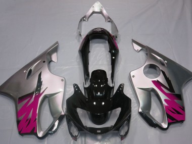 1999-2000 Argent Brillant & Rose CBR600 F4 Carénage Moto