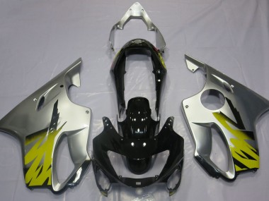 1999-2000 Argent Jaune & Noir CBR600 F4 Carénage Moto