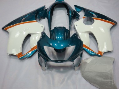 1999-2000 Bleu Clair & Orange CBR600 F4 Carénage Moto