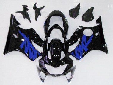 1999-2000 Noir Brillant & Bleu CBR600 F4 Carénage Moto