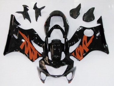 1999-2000 Noir Brillant & Orange CBR600 F4 Carénage Moto