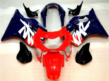 1999-2000 Rouge Brillant & Bleu CBR600 F4 Carénage Moto