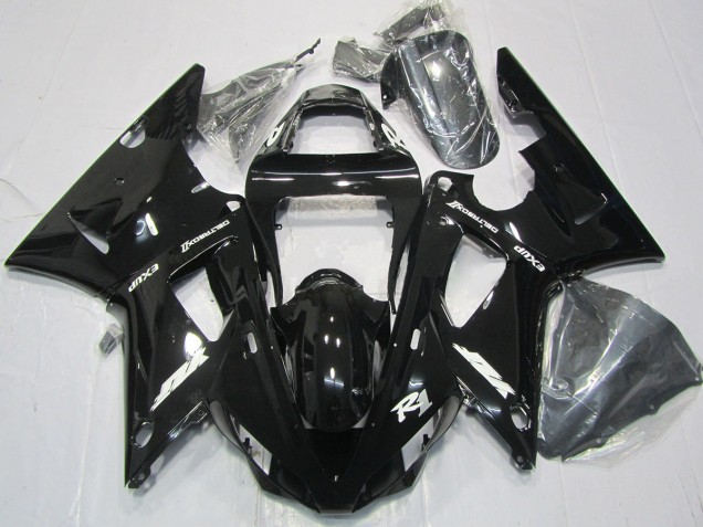 2000-2001 Noir Brillant R1 Carénage Moto 2000-2001 Noir Brillant R1 Carénage Moto