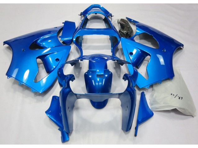 2000-2002 Bleu Vif ZX6R Carénage Moto 2000-2002 Bleu Vif ZX6R Carénage Moto