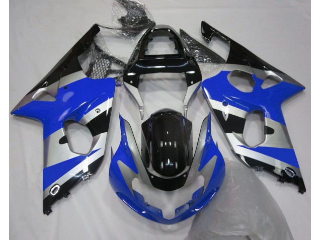 2000-2002 Style Bleu Argent OEM GSXR 1000 Carénage Moto 2000-2002 Style Bleu Argent OEM GSXR 1000 Carénage Moto