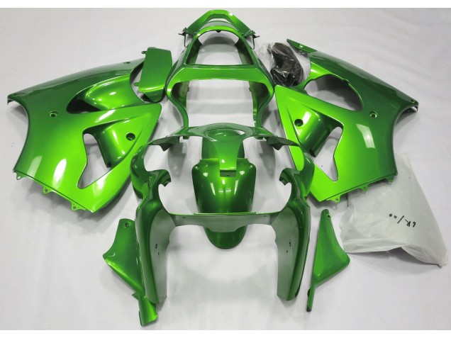 2000-2002 Vert Métallisé ZX6R Carénage Moto 2000-2002 Vert Métallisé ZX6R Carénage Moto