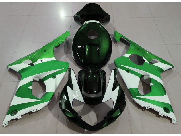 2000-2002 Vert Profond GSXR 1000 Carénage Moto 2000-2002 Vert Profond GSXR 1000 Carénage Moto