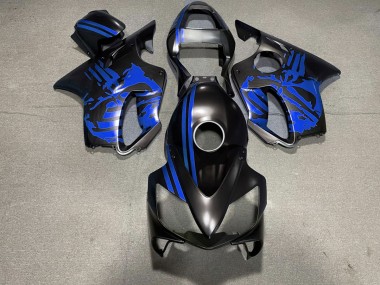 2001-2003 Crane Noir Mat & Bleu CBR600 F4i Carénage Moto