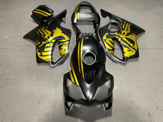 2001-2003 Crane Noir Mat & Doré CBR600 F4i Carénage Moto 2001-2003 Crane Noir Mat & Doré CBR600 F4i Carénage Moto