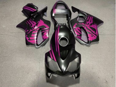 2001-2003 Crane Noir Mat & Rose CBR600 F4i Carénage Moto