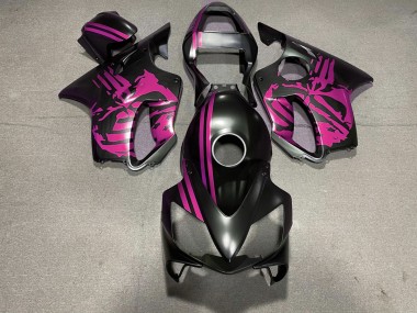 2001-2003 Crane Noir Mat & Rose CBR600 F4i Carénage Moto
