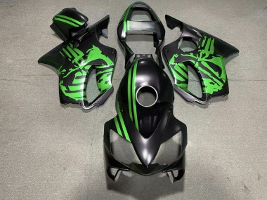2001-2003 Crane Noir Mat & Vert CBR600 F4i Carénage Moto