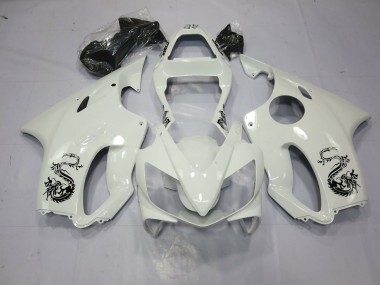 2001-2003 Dragon Blanc CBR600 F4i Carénage Moto