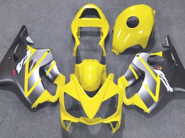 2001-2003 Jaune & Argent Mat CBR600 F4i Carénage Moto