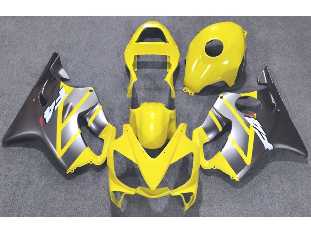 2001-2003 Jaune & Argent Mat CBR600 F4i Carénage Moto 2001-2003 Jaune & Argent Mat CBR600 F4i Carénage Moto