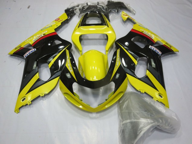 2001-2003 Jaune Noir & Gris GSXR 600-750 Carénage Moto 2001-2003 Jaune Noir & Gris GSXR 600-750 Carénage Moto