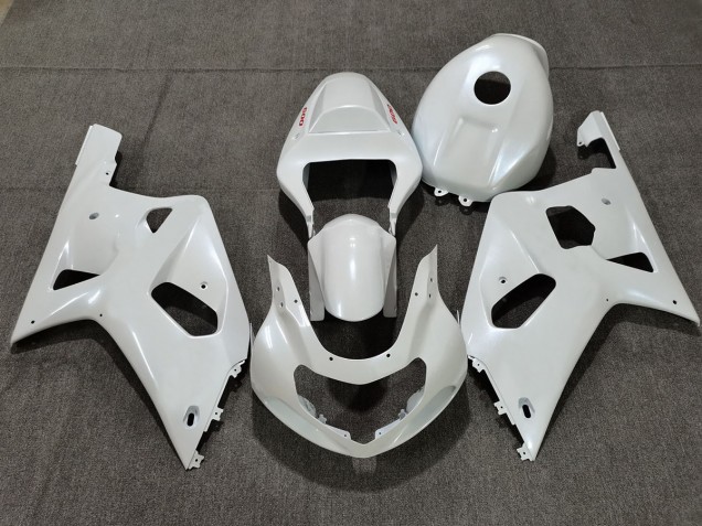 2001-2003 Perle Blanche GSXR 600-750 Carénage Moto 2001-2003 Perle Blanche GSXR 600-750 Carénage Moto