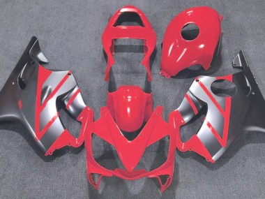 2001-2003 Rouge & Argent Mat CBR600 F4i Carénage Moto