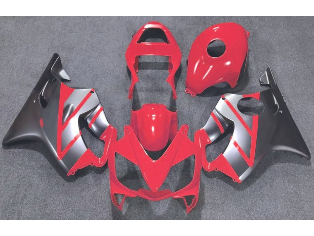 2001-2003 Rouge & Argent Mat CBR600 F4i Carénage Moto 2001-2003 Rouge & Argent Mat CBR600 F4i Carénage Moto