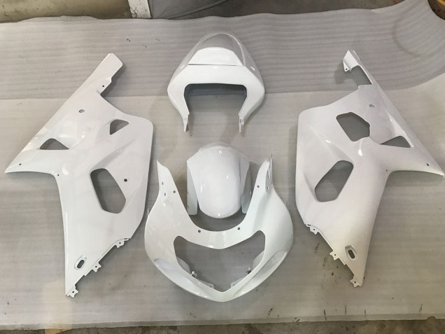 2001-2003 Rs Blanc GSXR 600-750 Carénage Moto 2001-2003 Rs Blanc GSXR 600-750 Carénage Moto