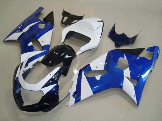 2001-2003 Style Bleu & Blanc OEM GSXR 600-750 Carénage Moto 2001-2003 Style Bleu & Blanc OEM GSXR 600-750 Carénage Moto