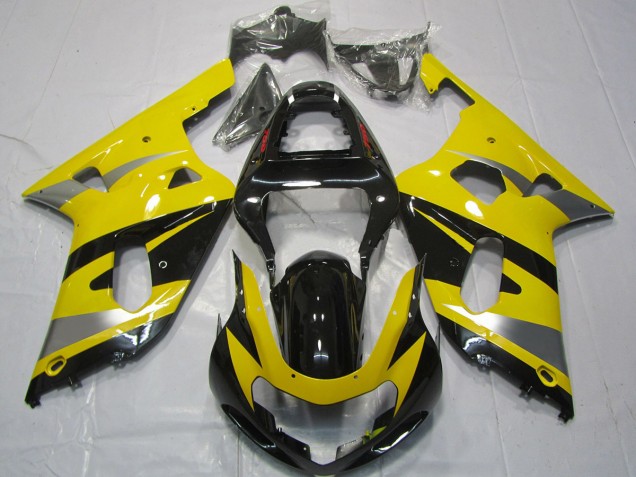 2001-2003 Style Jaune OEM GSXR 600-750 Carénage Moto 2001-2003 Style Jaune OEM GSXR 600-750 Carénage Moto