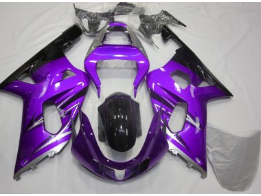 2001-2003 Violet & Argent GSXR 600-750 Carénage Moto