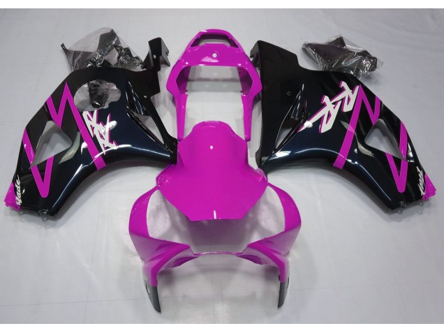 2002-2003 Noir Brillant & Rose CBR954RR Carénage Moto 2002-2003 Noir Brillant & Rose CBR954RR Carénage Moto