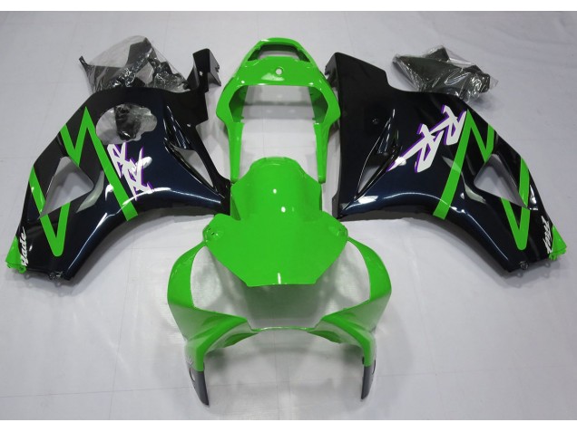 2002-2003 Noir Brillant & Vert CBR954RR Carénage Moto 2002-2003 Noir Brillant & Vert CBR954RR Carénage Moto