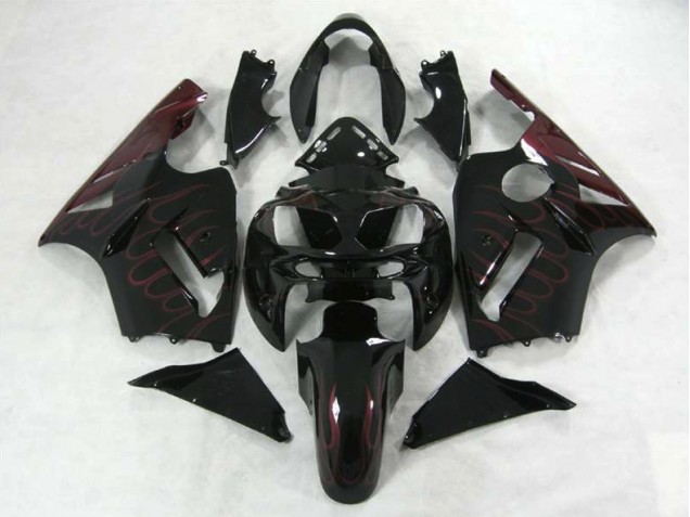2002-2005 Bourgogne Flamme ZX12R Carénage Moto 2002-2005 Bourgogne Flamme ZX12R Carénage Moto
